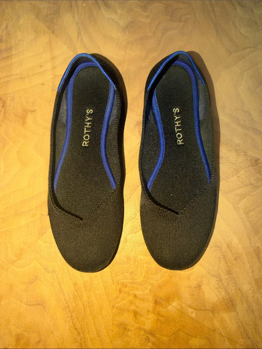 Rothy’s Round Toe Flats Black Size 7.5